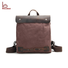 New Design Laptop Backpack Men Leather Custom Backpack